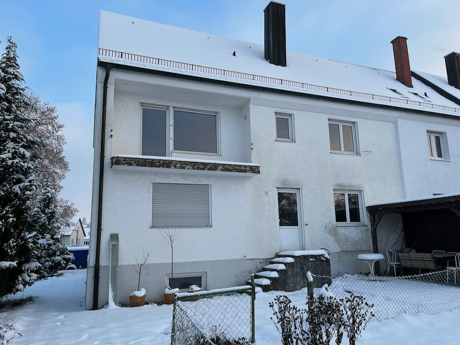 Rückseite vor Baubeginn